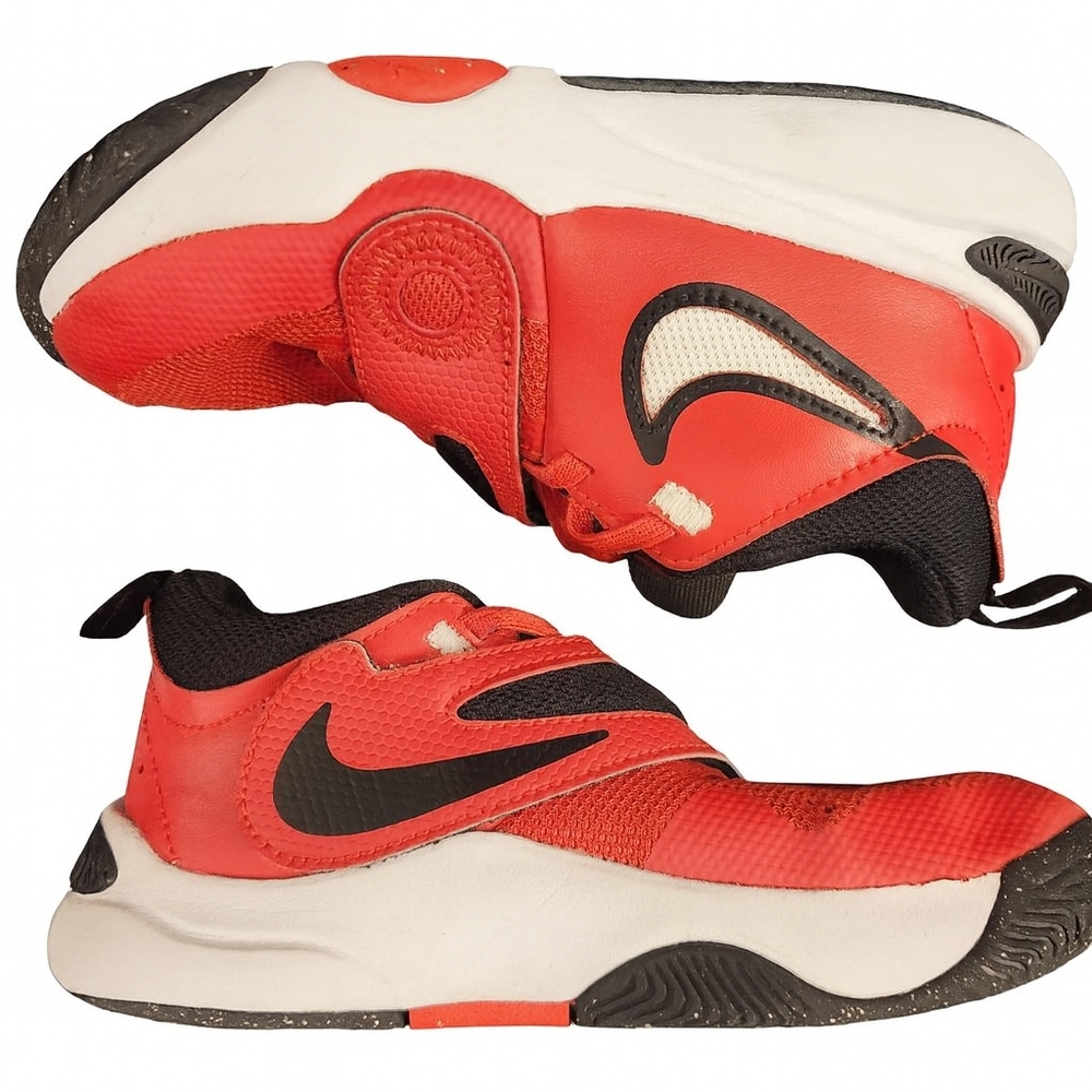 Nike Kids Red and Black Athletic Shoes